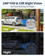 1080P WiFi Doorbell Camera with Chime - Smart Home Security, Alexa & Google Compatible, MUBVIEW J9 Plus (Black)