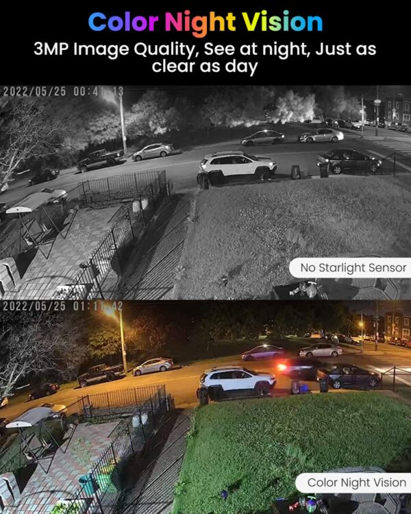 2K/3MP Smart Wireless Battery-Powered Spotlight Security Camera - Indoor/Outdoor Use, MUBVIEW Q5